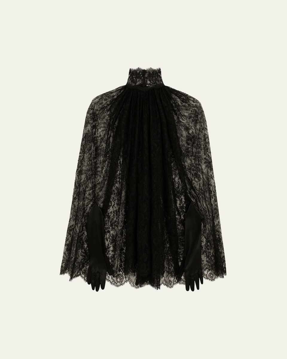 Pizzo Chantilly Lace Mini Dress