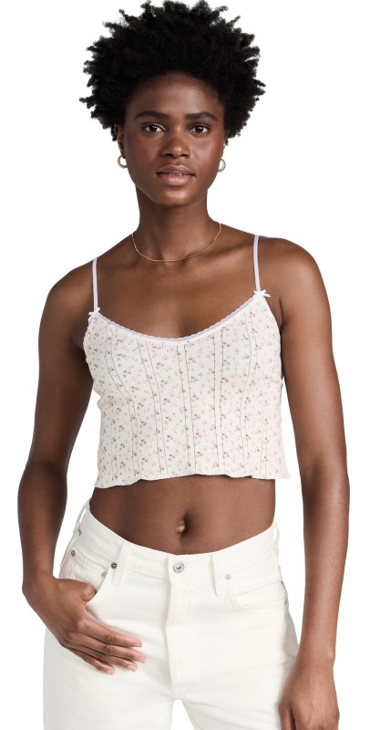 COUCOU The Cami: Pointelle English Rose