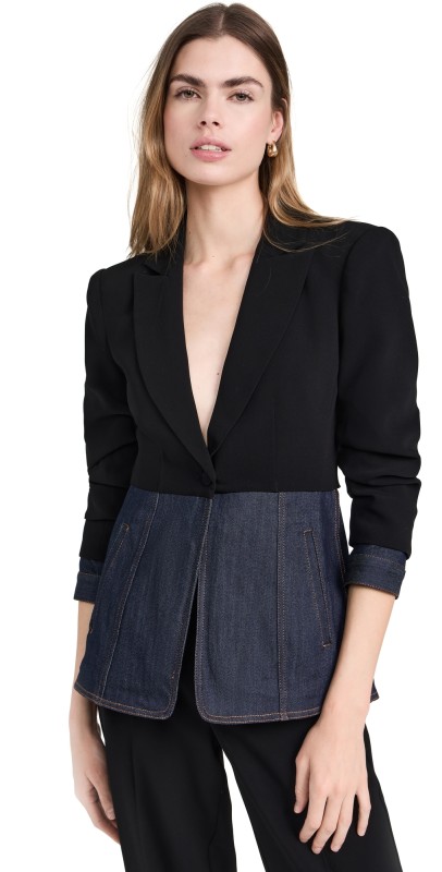 Cinq à Sept Dionne Blazer Black/Indigo
