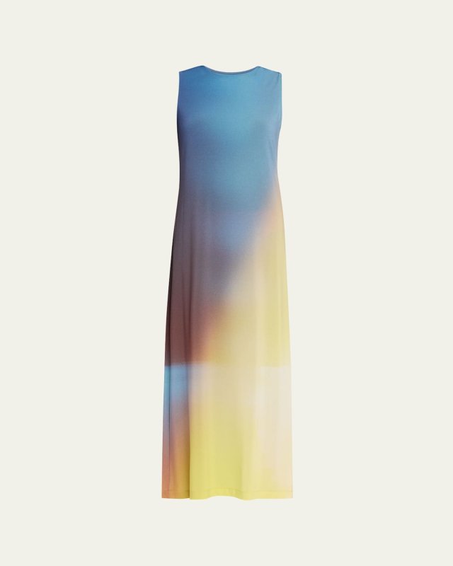 Light Leak Ombre Maxi Dress