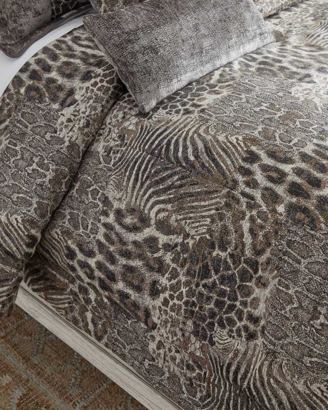 3-Piece Wild Jungle Comforter Set, KING