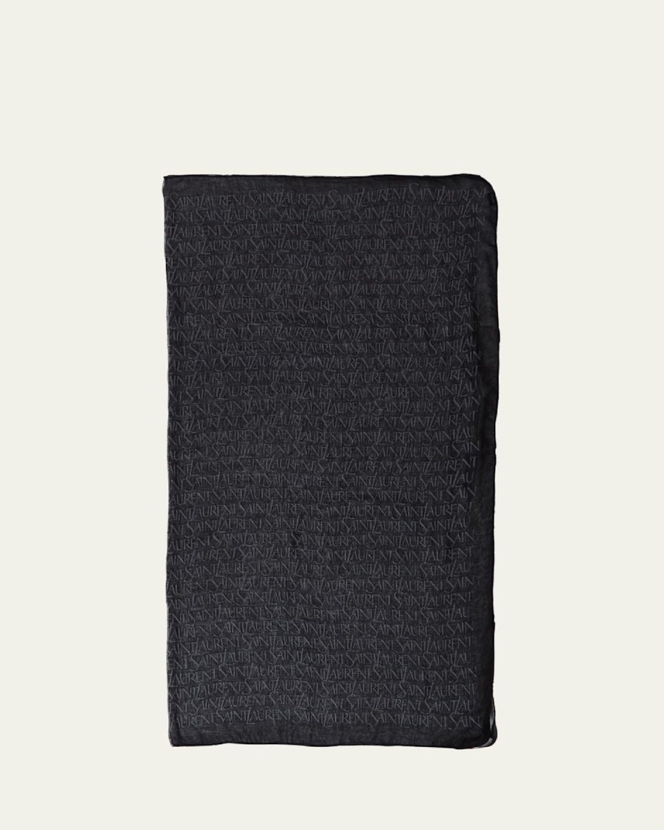 Monogram Sheer Scarf
