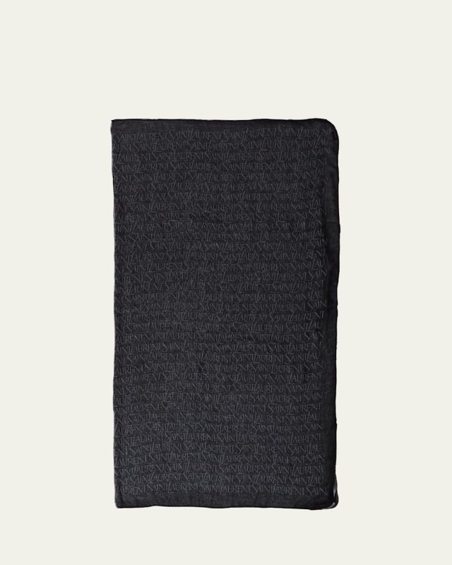 Monogram Sheer Scarf