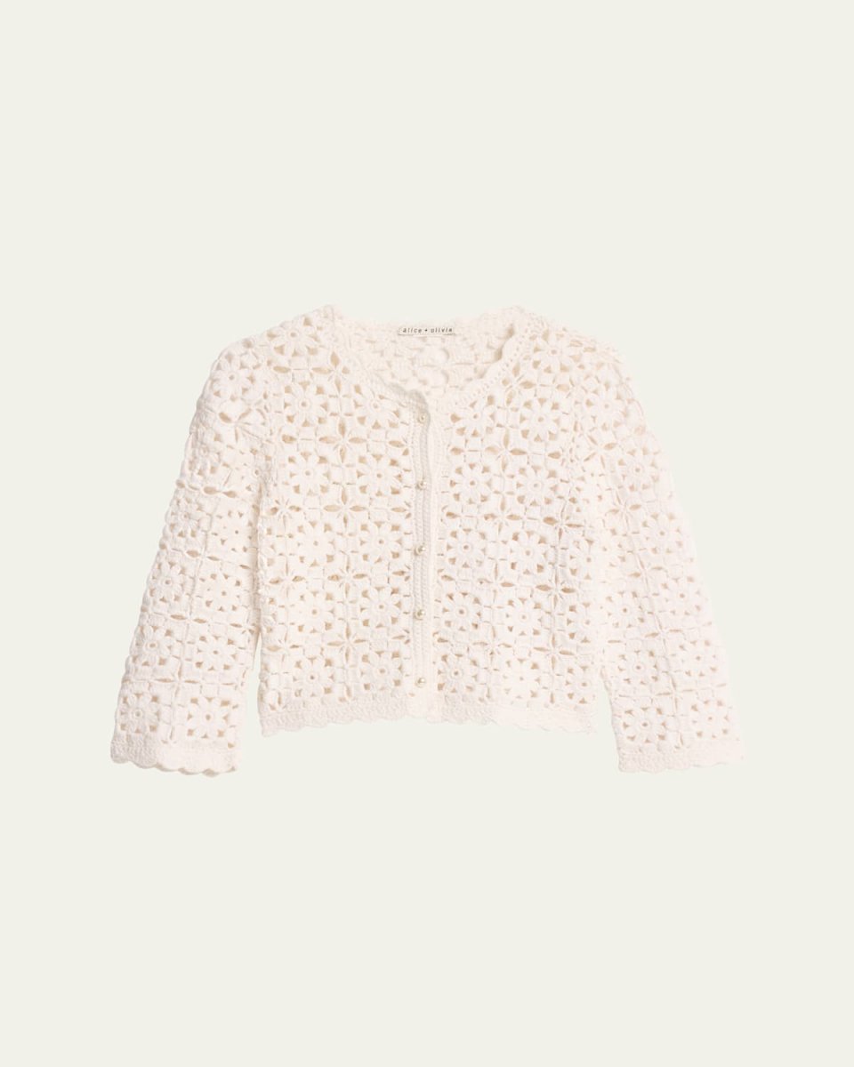 Anderson Floral Hand Crochet Cardigan