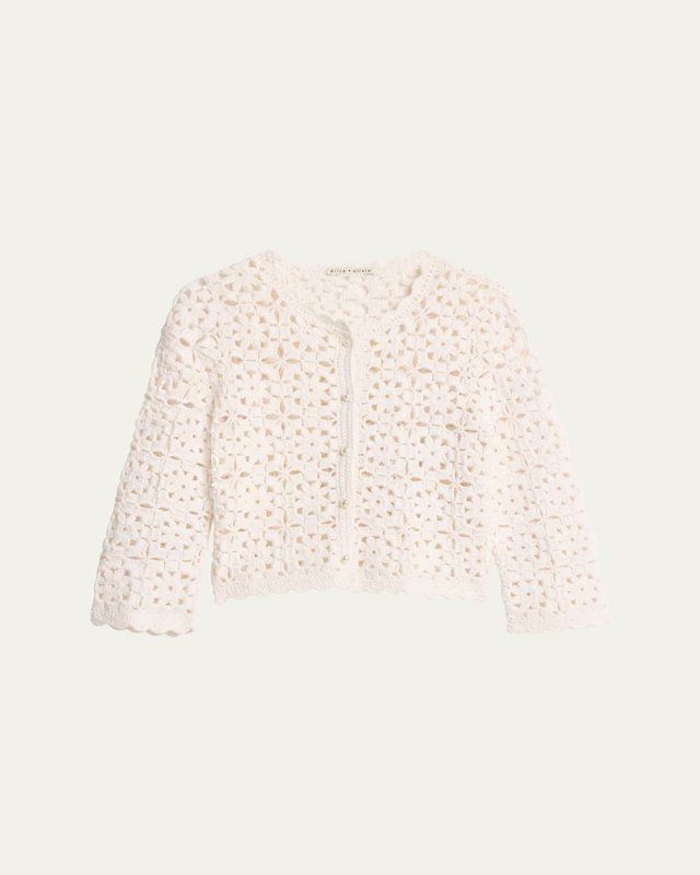 Anderson Floral Hand Crochet Cardigan