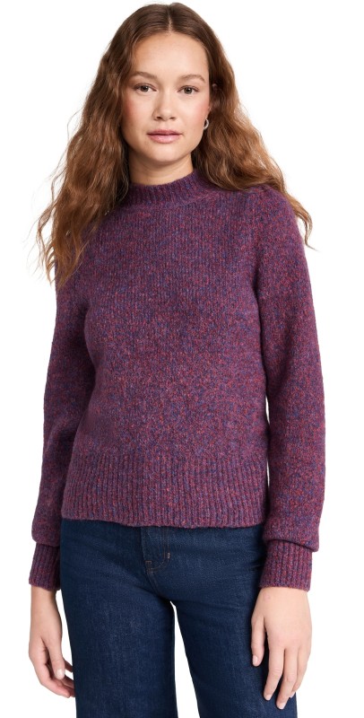 Veronica Beard Komal Pullover Red Multi