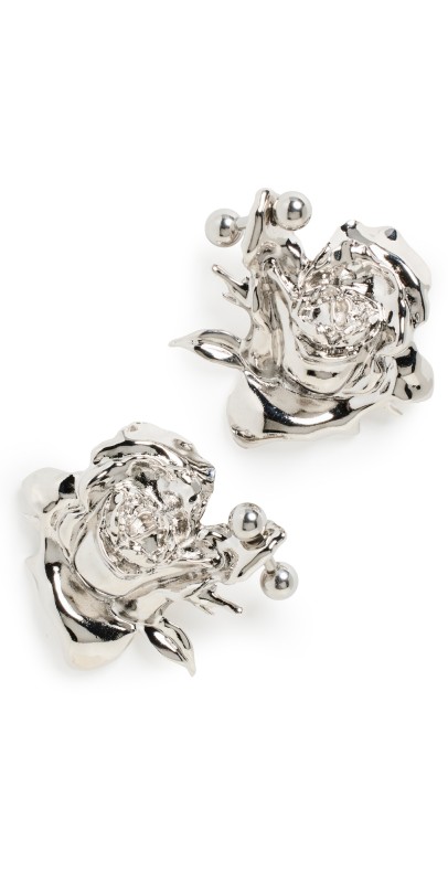 Justine Clenquet Juliet Earrings Palladium