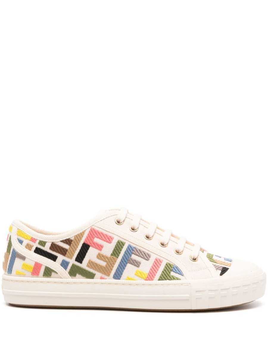 Domino canvas sneakers