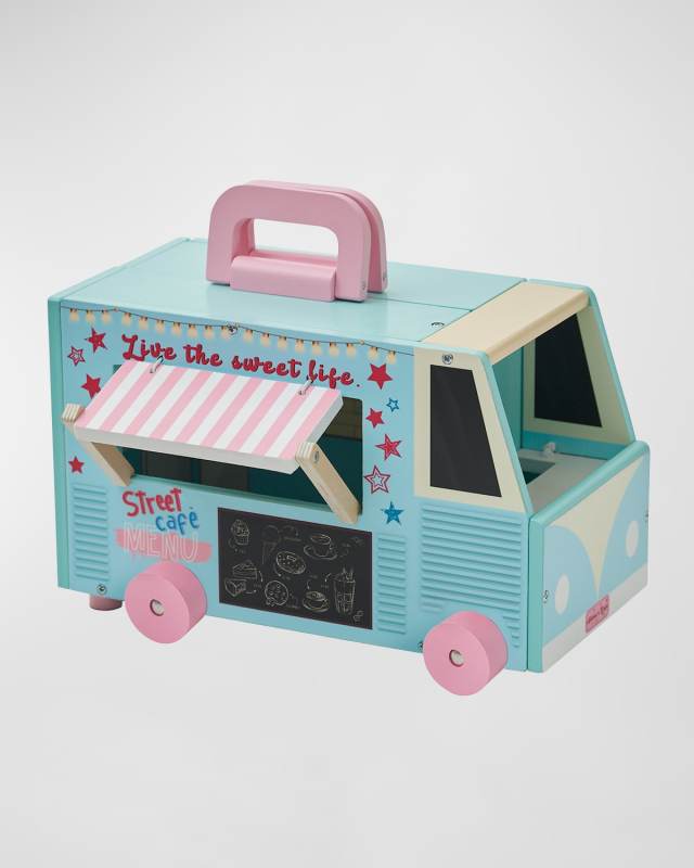 Olivia's Little World Food Truck Dollhouse + Accessories for 3.5" Dolls, Multi