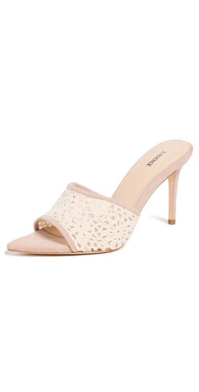 L'AGENCE Armande Sandals Ecru/Pecan