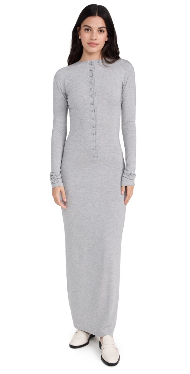The Line by K Leticia Dress Heather Grey