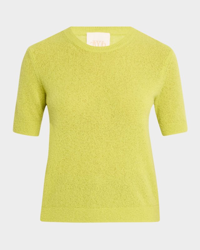 Audrey Cashmere Crewneck Top