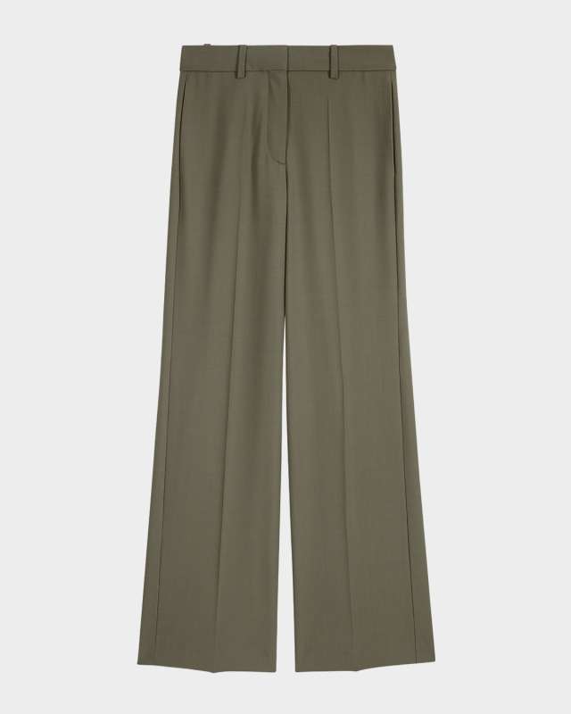 Patrivia Wide-Leg Suit Trousers