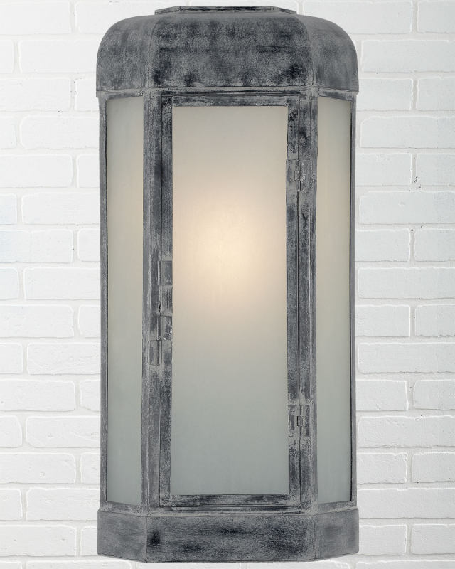 Dublin Large Faceted Wall Sconce