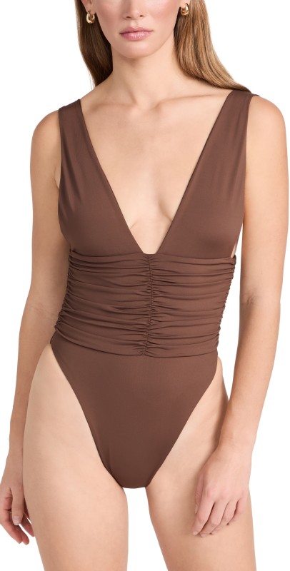 Riot Swim Echo One Piece Chocolate
