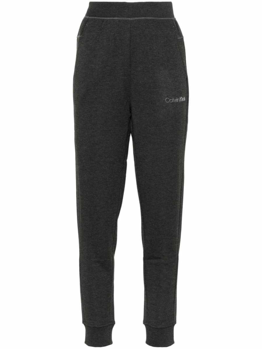 logo-appliqué track pants