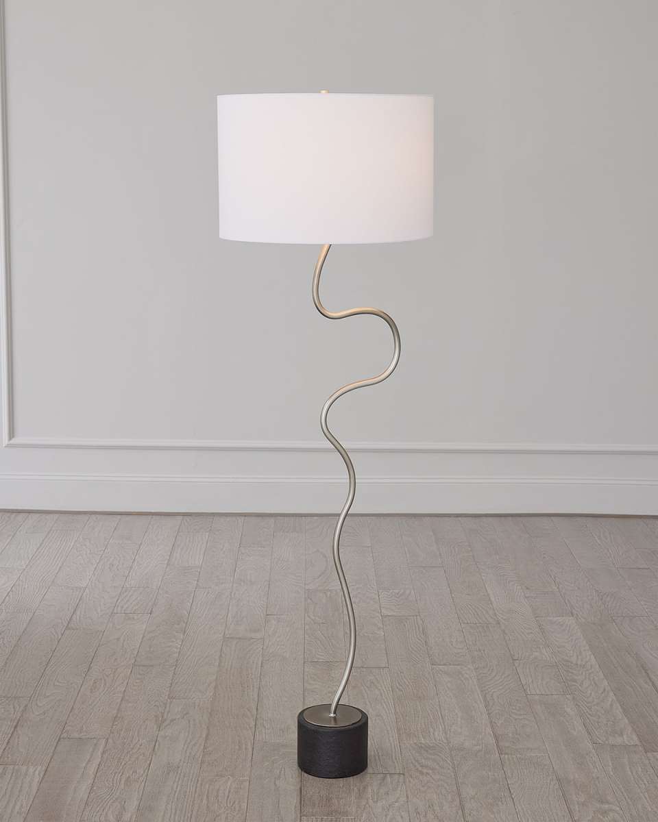 Loop Brass Floor Lamp