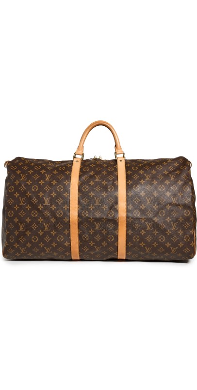 What Goes Around Comes Around Louis Vuitton Monogram Ab Keepall 60 Duffle Brow
