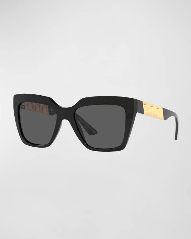 Greca Chain Square Acetate Sunglasses