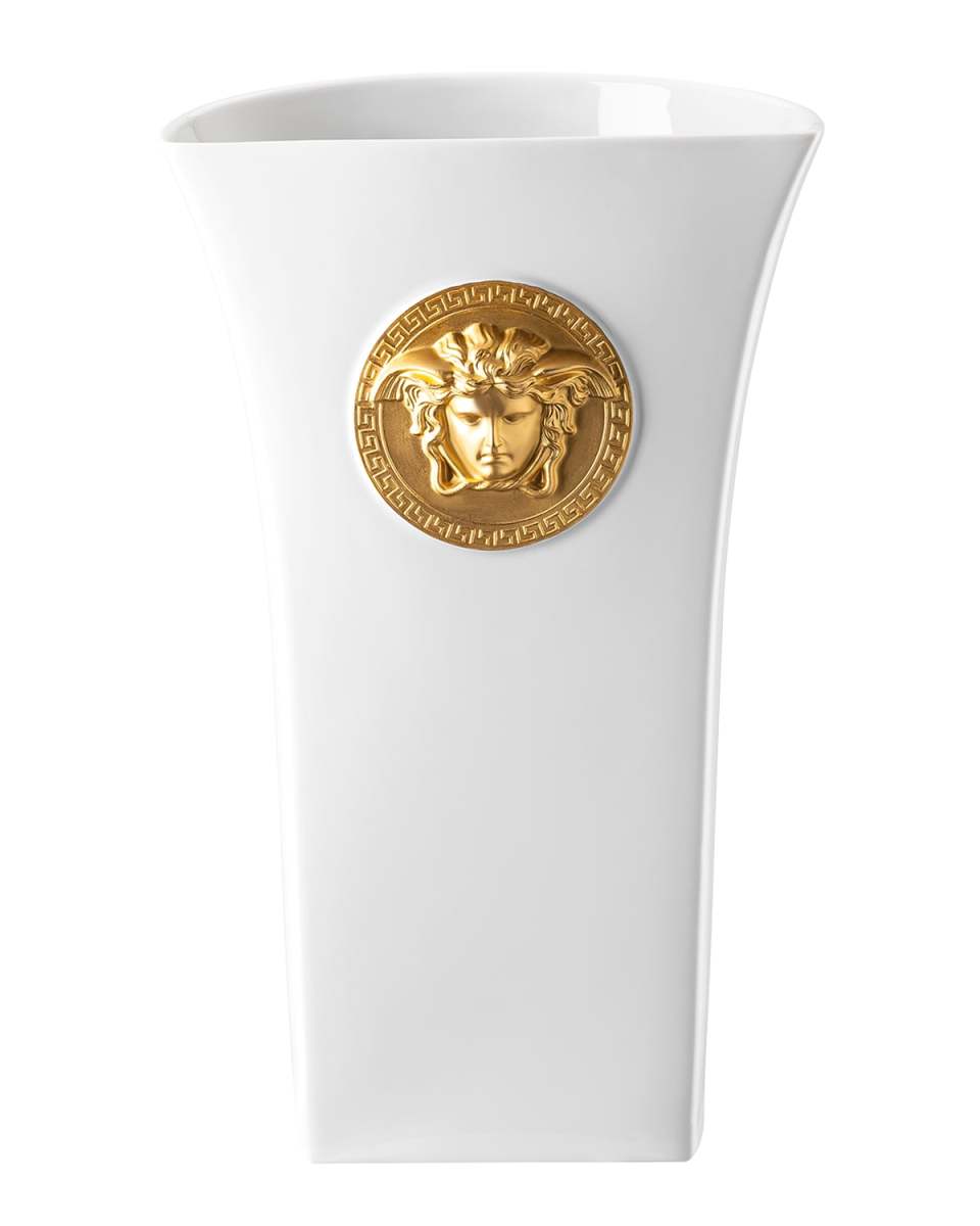 Medusa Madness Vase in White - 13.5"