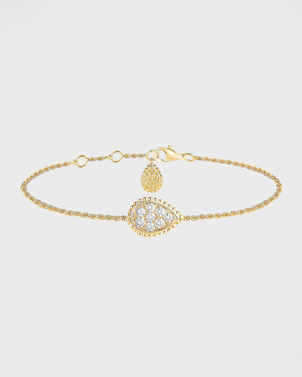 Serpent Boheme 18K Yellow Gold Diamond Bracelet