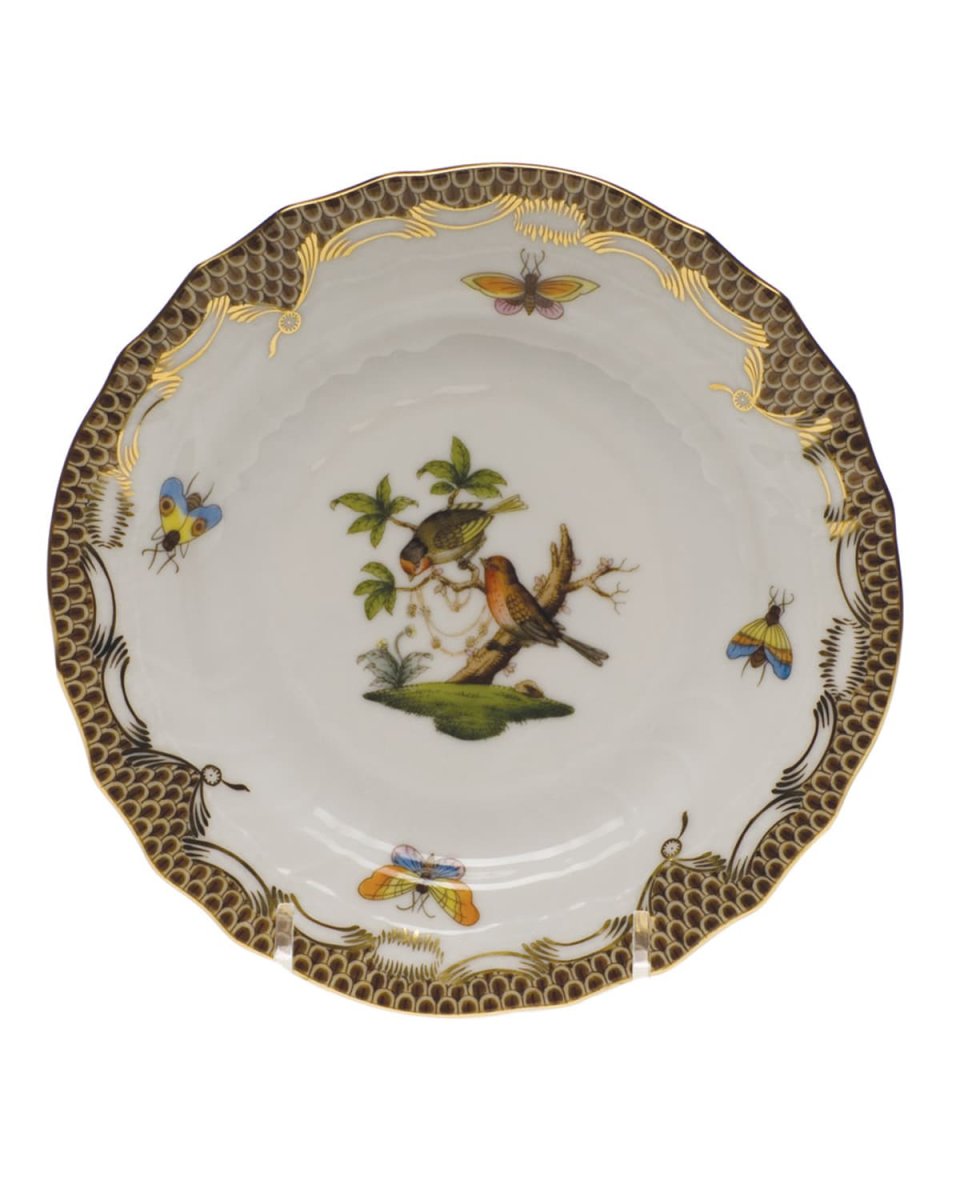 Rothschild Bird Brown Motif 10 Bread & Butter Plate