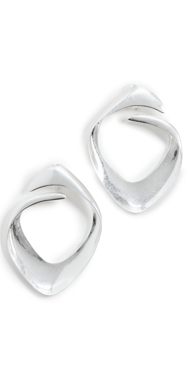 Cult Gaia Lola Earrings Antique Silver