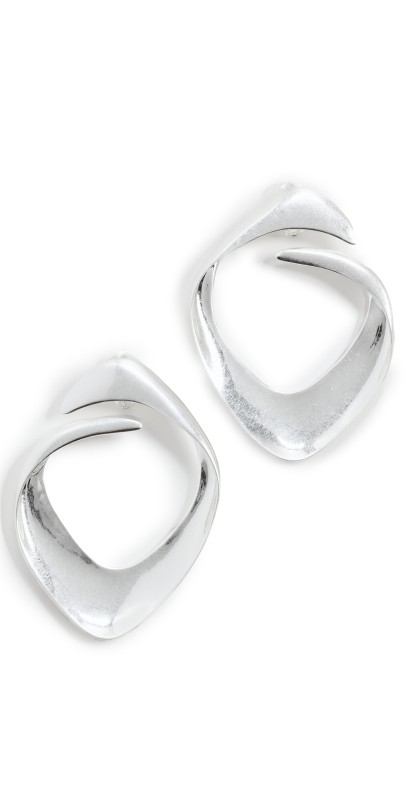 Cult Gaia Lola Earrings Antique Silver