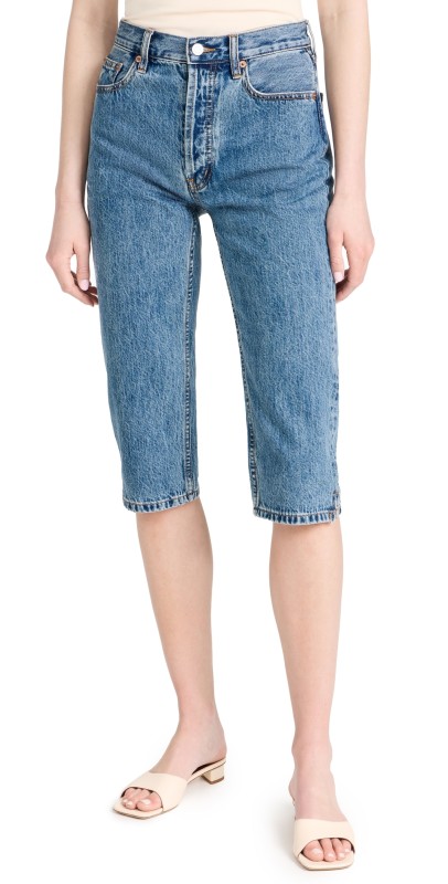 Still Here The Capri Jeans in Classic Blue Classic Blue