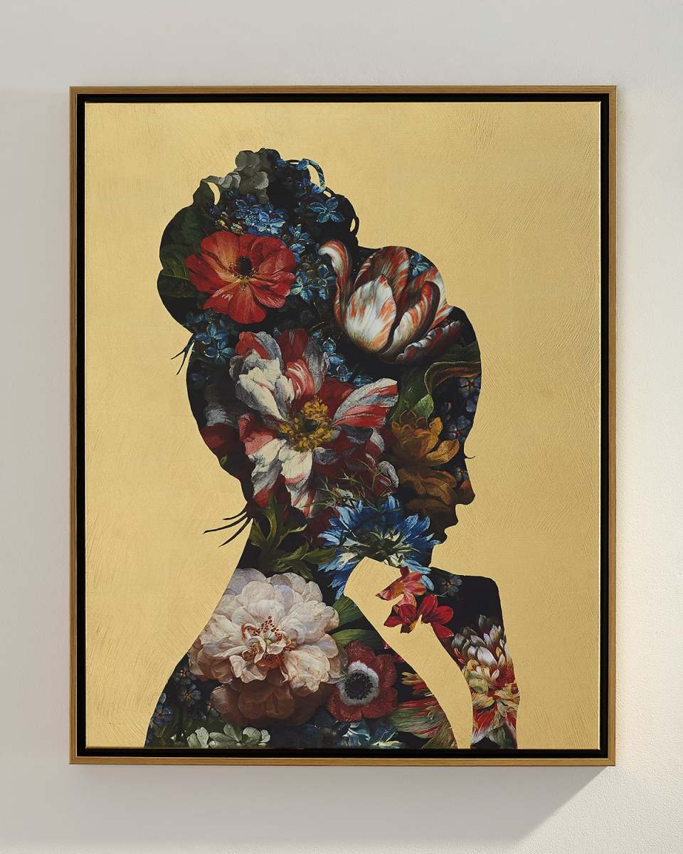 "Floral Reflection I" Giclee Wall Art