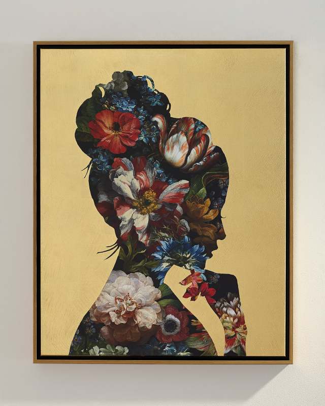 "Floral Reflection I" Giclee Wall Art