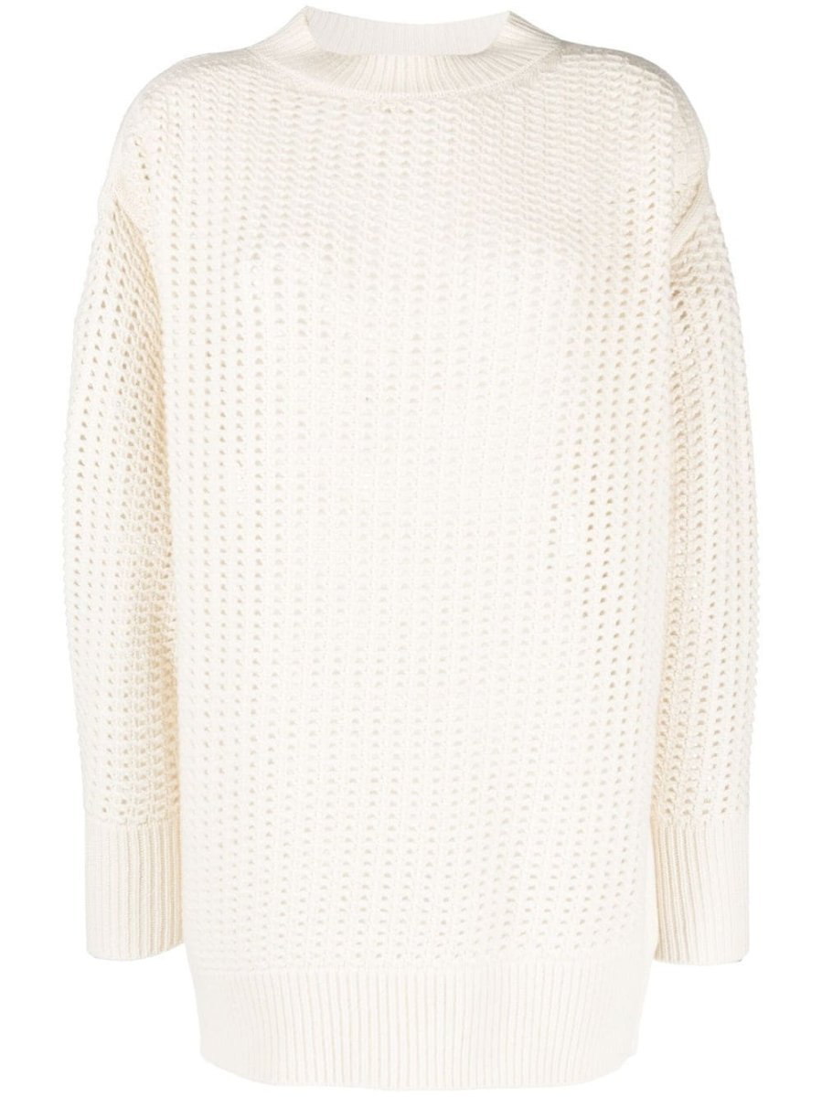 open-knit cashmere jumper