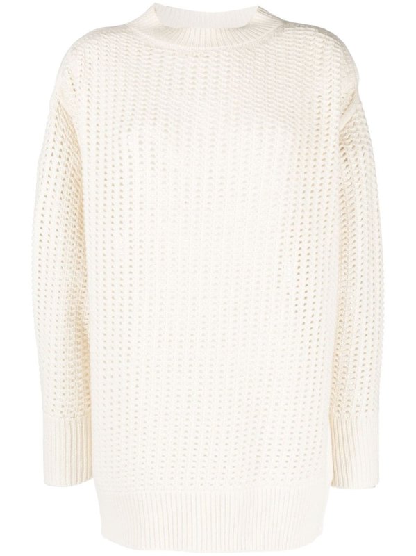 open-knit cashmere jumper