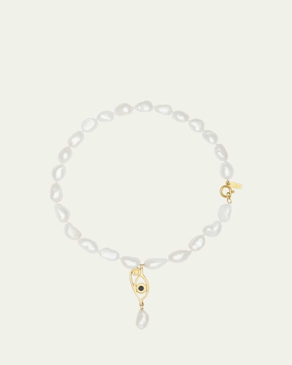 Resin Ines Baroque Pearl Necklace