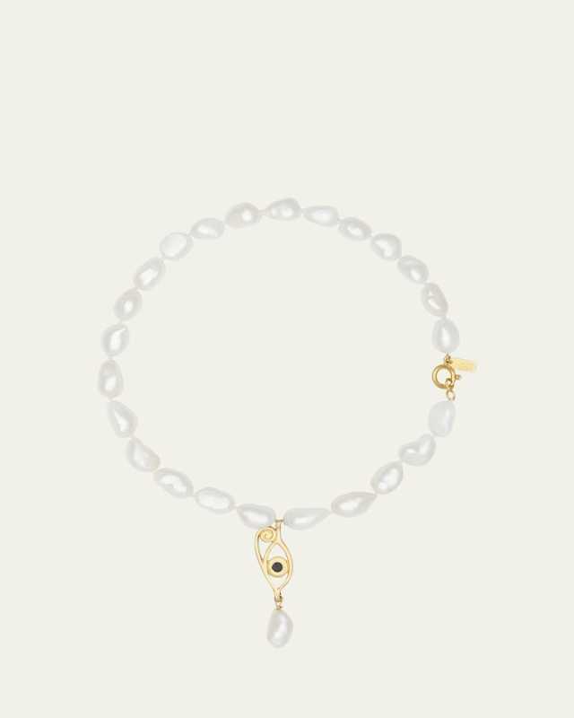 Resin Ines Baroque Pearl Necklace