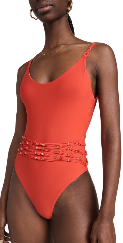 PQ Swim Beaded Brynn One Piece Milos