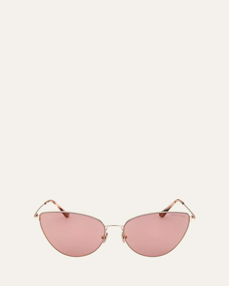 Anais Metal Cat-Eye Sunglasses