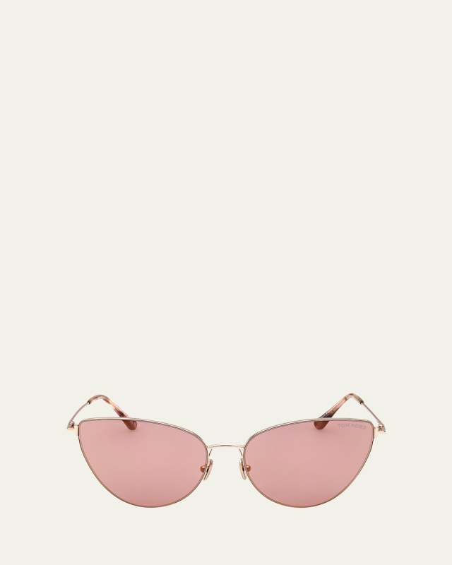 Anais Metal Cat-Eye Sunglasses