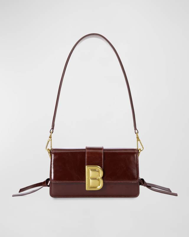 Nia Medium Leather Shoulder Bag