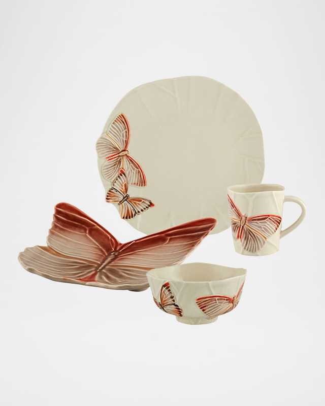 Cloudy Butterflies 4-Piece Place Setting by Claudia Schiffer