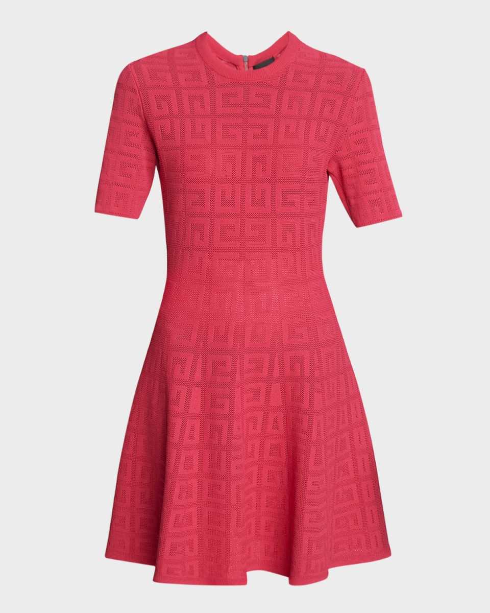 4G Pointelle Mini Dress