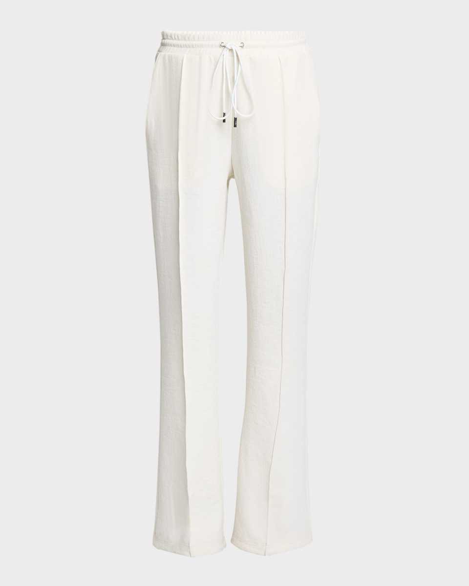Flared Drawstring Trousers