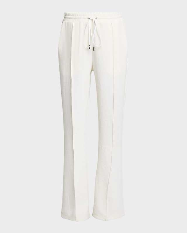 Flared Drawstring Trousers
