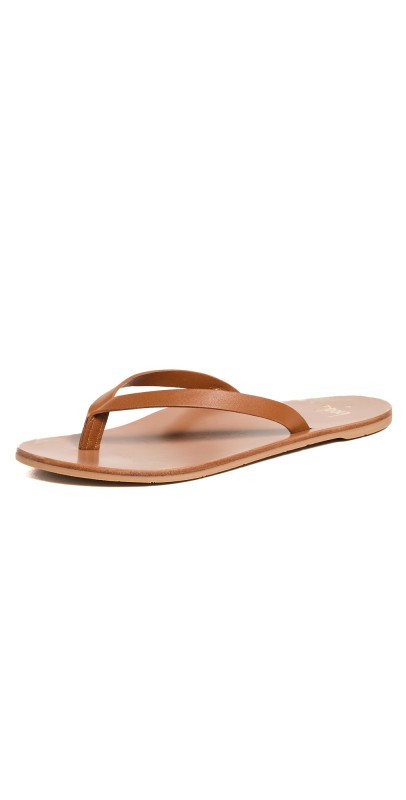 beek Seabird Flip Flops Tan