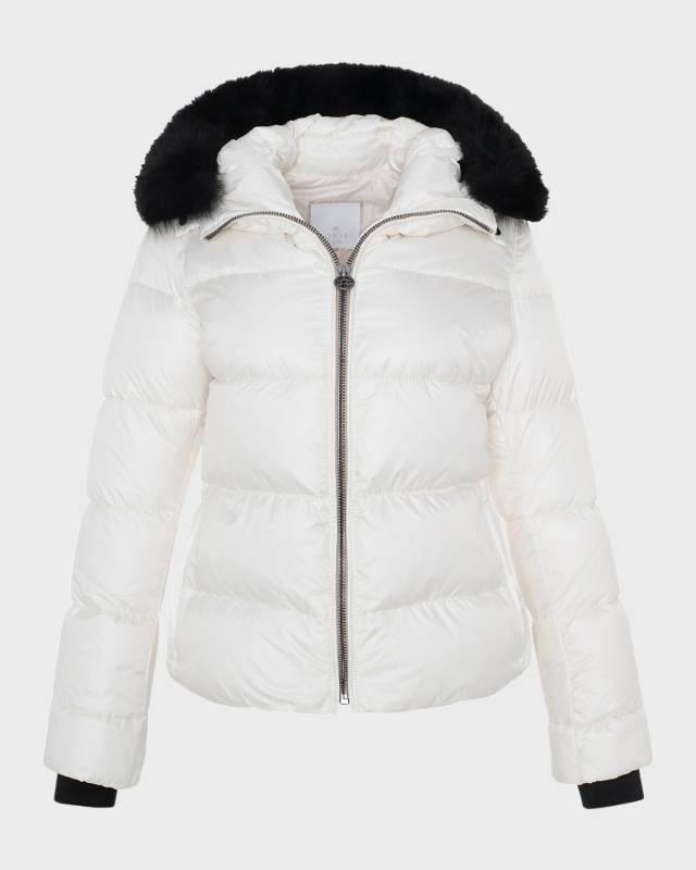 Apres-Ski Jacket With Detachable Toscana Lamb Shearling Hood Tri