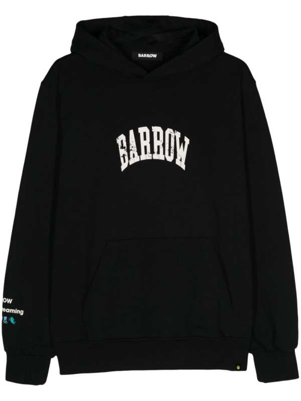 logo-print hoodie