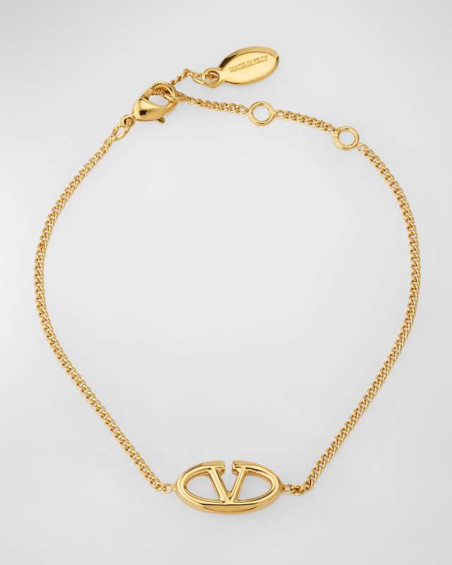 V-Logo Chain Bracelet
