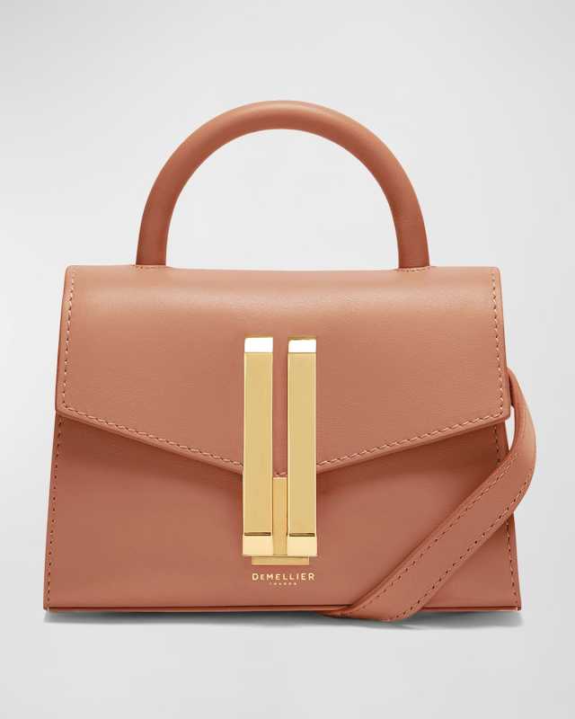 Montreal Nano Leather Top-Handle Bag