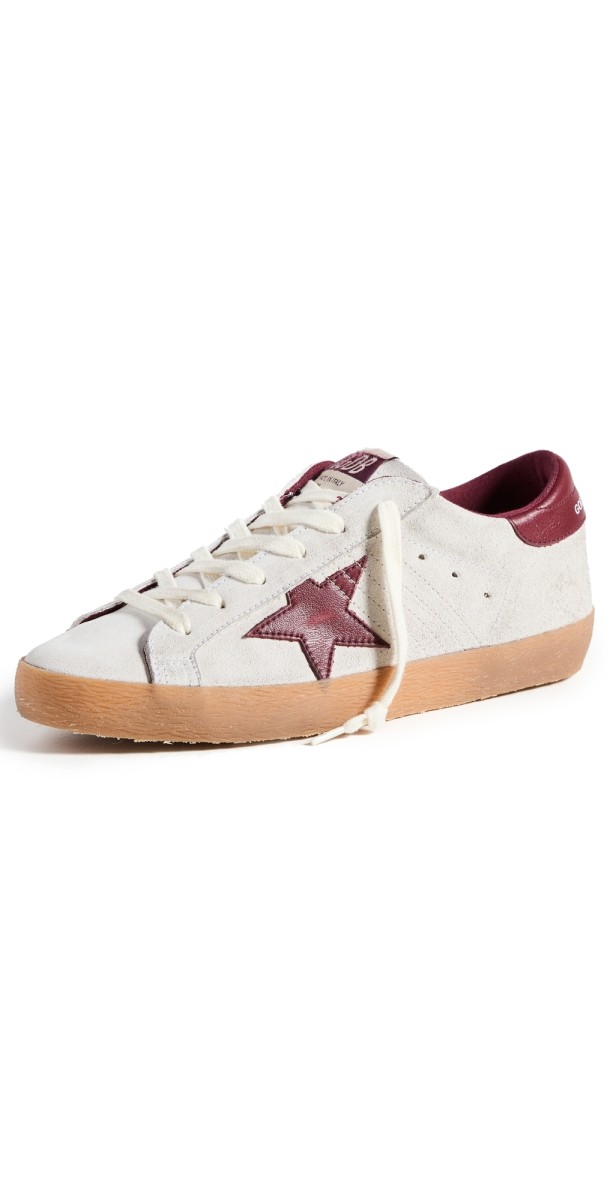 Golden Goose Super-Star Sneakers White/Bordeaux