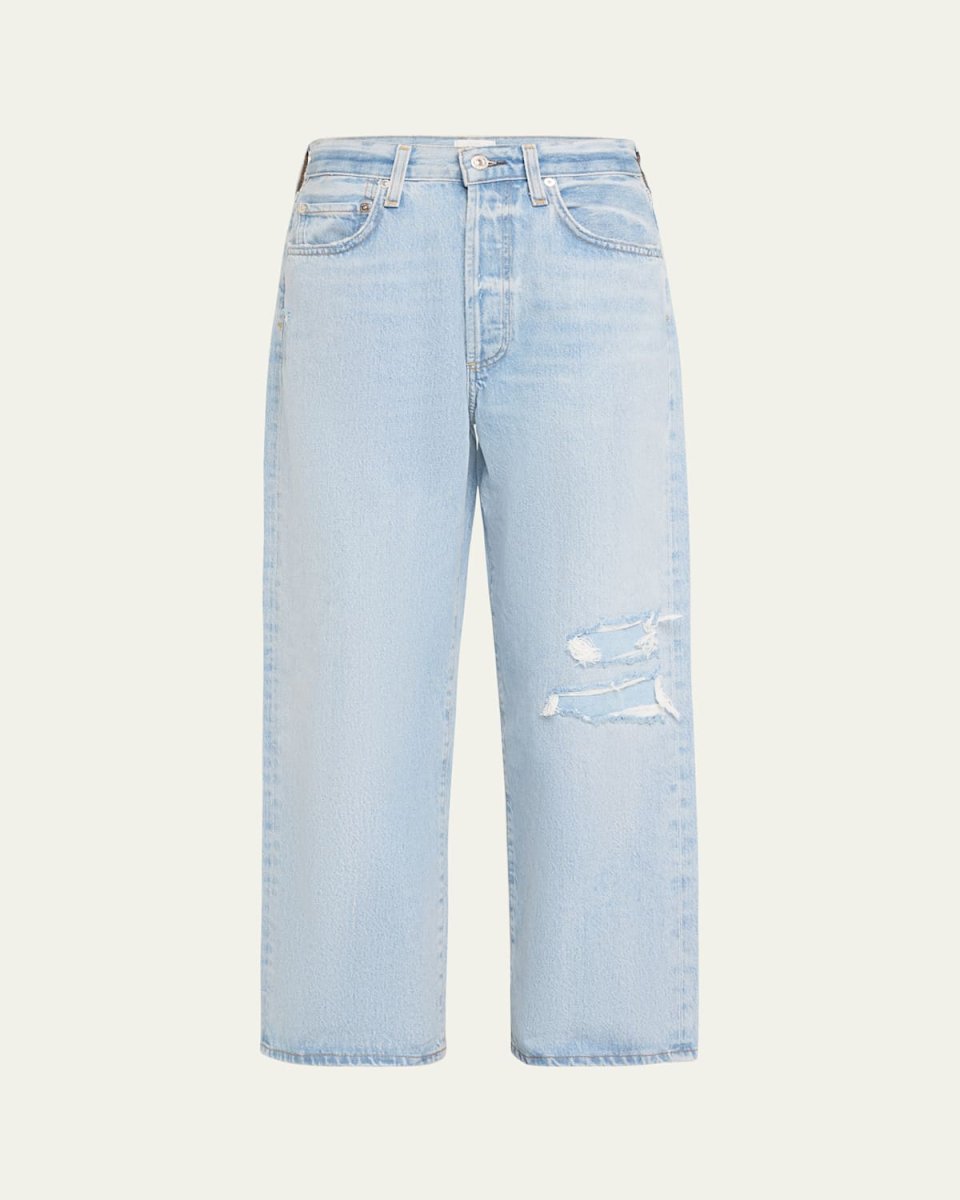 Pina Low-Rise Baggy Crop Jeans